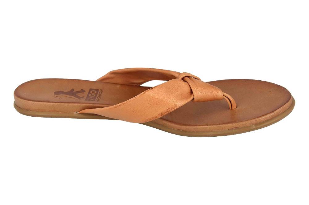 2GO Fashion Zehentrenner In Übergrößen Braun 8003-702-307 Große Damenschuhe