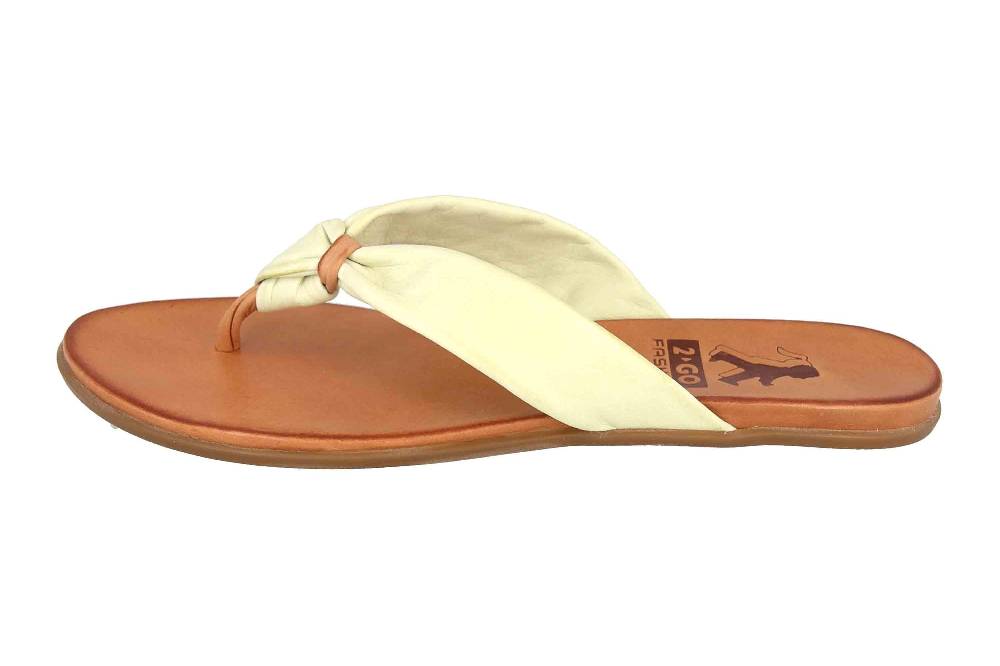 2GO Fashion Zehentrenner in Übergrößen Grün 8003-702-703 große Damenschuhe