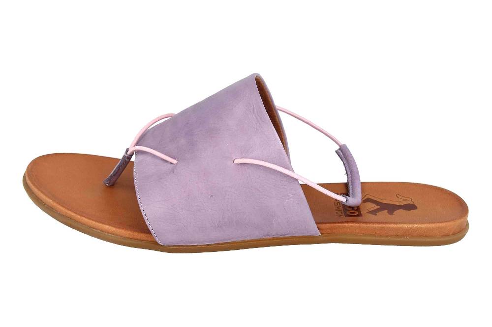 2GO Fashion Zehentrenner in Übergrößen Lila 8003-801-877 große Damenschuhe