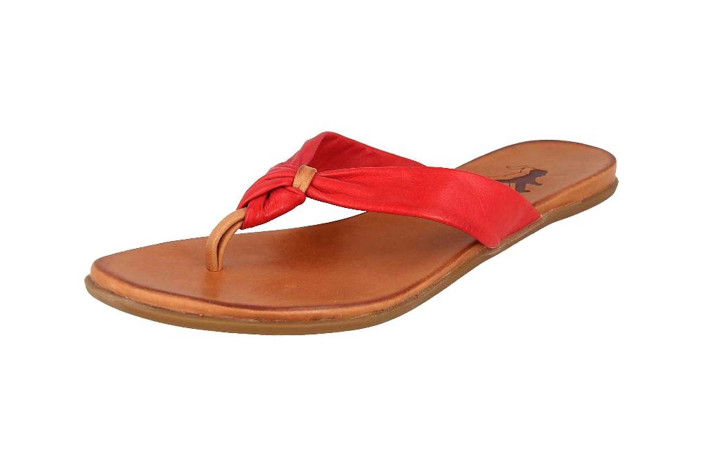 2GO Fashion Zehentrenner In Übergrößen Rot 8003-702-5 Große Damenschuhe