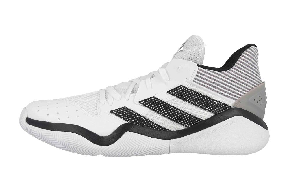adidas Harden Stepback Sportschuhe in Übergrößen Weiß EH1942 große Herrenschuhe