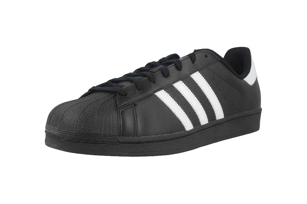 Adidas Originals Superstar Foundation Sneaker In Übergrößen Schwarz CI7673 Große Herrenschuhe