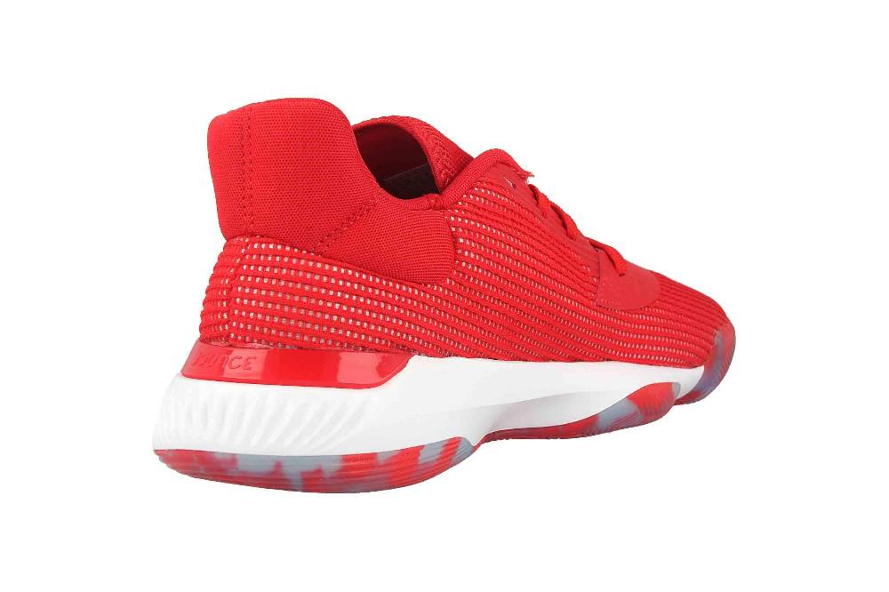 Adidas Pro Bounce 2019 Low Sportschuhe In Übergrößen Rot EF9841 Große Herrenschuhe