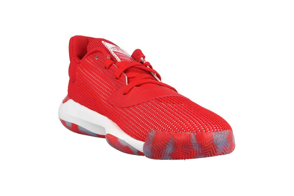 Adidas Pro Bounce 2019 Low Sportschuhe In Übergrößen Rot EF9841 Große Herrenschuhe