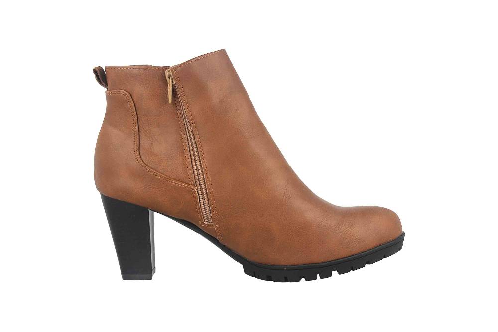 Ambellis Stiefeletten In Übergrößen Braun AB1786091AH-A-17 Große Damenschuhe