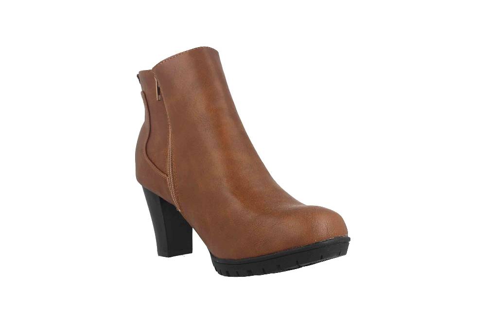 Ambellis Stiefeletten In Übergrößen Braun AB1786091AH-A-17 Große Damenschuhe