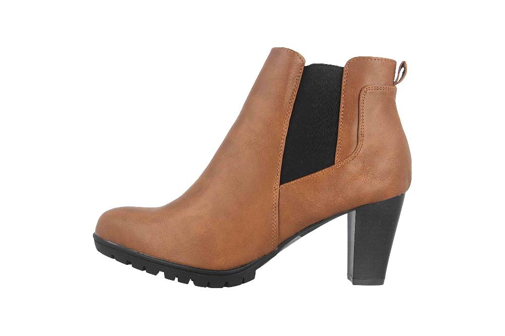 ambellis Stiefeletten in Übergrößen Braun AB1786091AH-A-17 große Damenschuhe