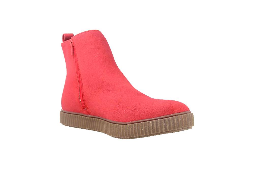 Ambellis Stiefeletten In Übergrößen Rot AB2416065H-A-13 Große Damenschuhe