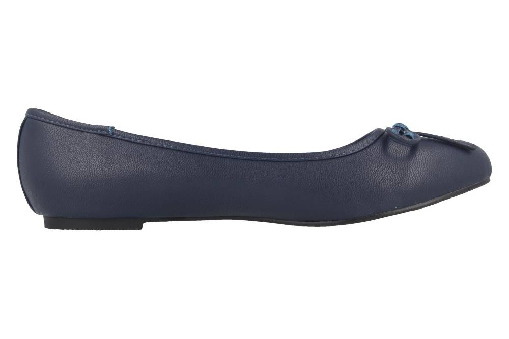 Andres Machado Ballerinas In Übergrößen Blau TG104 Soft Marino New Große Damenschuhe