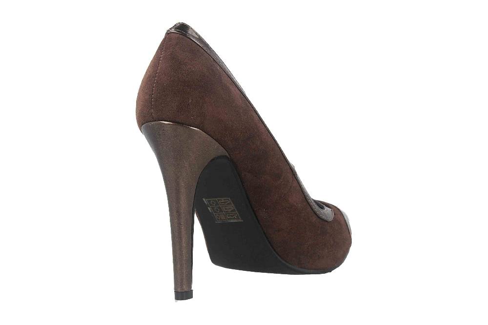 Andres Machado High Heels In Übergrößen Braun AM5531 Ante Marron Große Damenschuhe