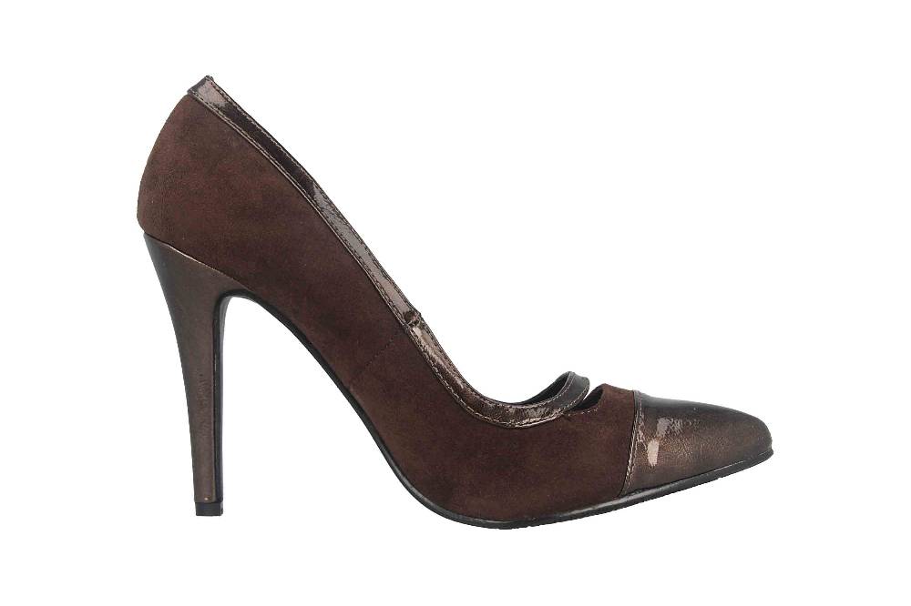 Andres Machado High Heels In Übergrößen Braun AM5531 Ante Marron Große Damenschuhe