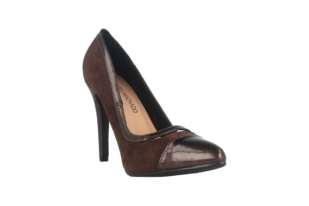 Andres Machado High Heels In Übergrößen Braun AM5531 Ante Marron Große Damenschuhe