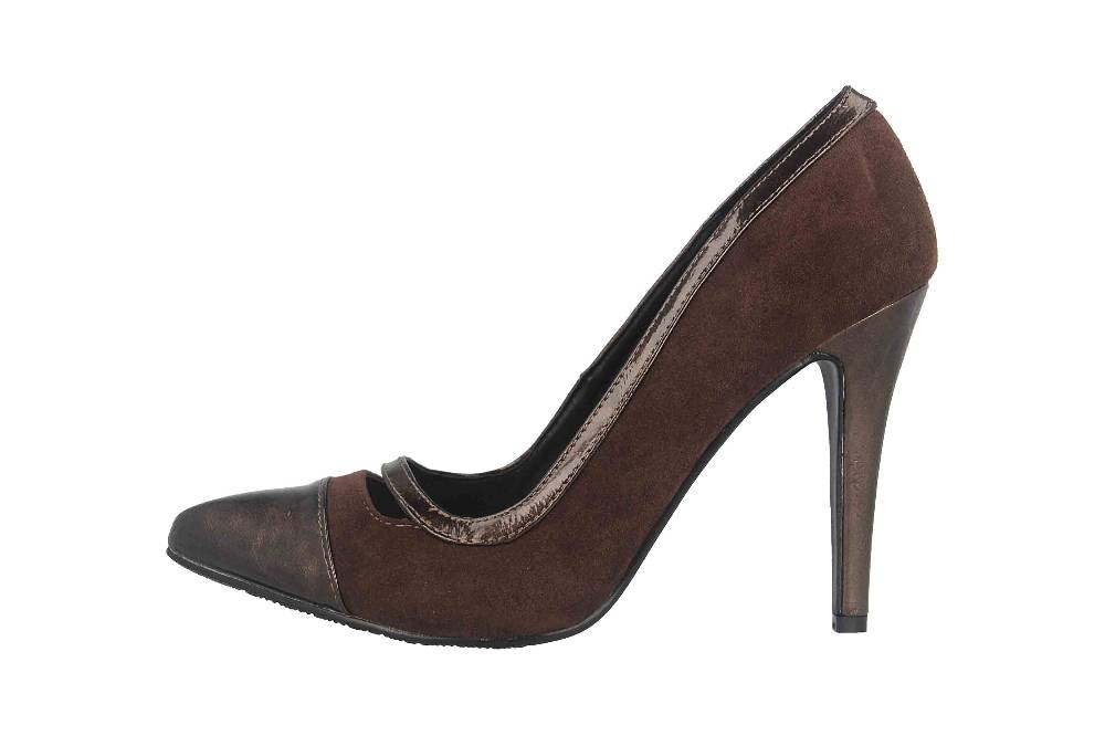 Andres Machado High Heels in Übergrößen Braun AM5531 Ante Marron große Damenschuhe