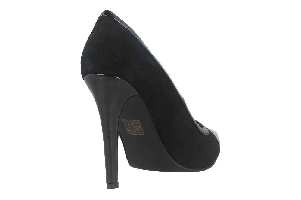 Andres Machado High Heels In Übergrößen Schwarz AM5531 Ante Negro Große Damenschuhe