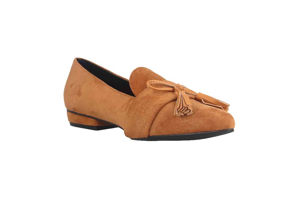 Andres Machado Mokassin In Übergrößen Braun AM5538 Ante Camel Große Damenschuhe