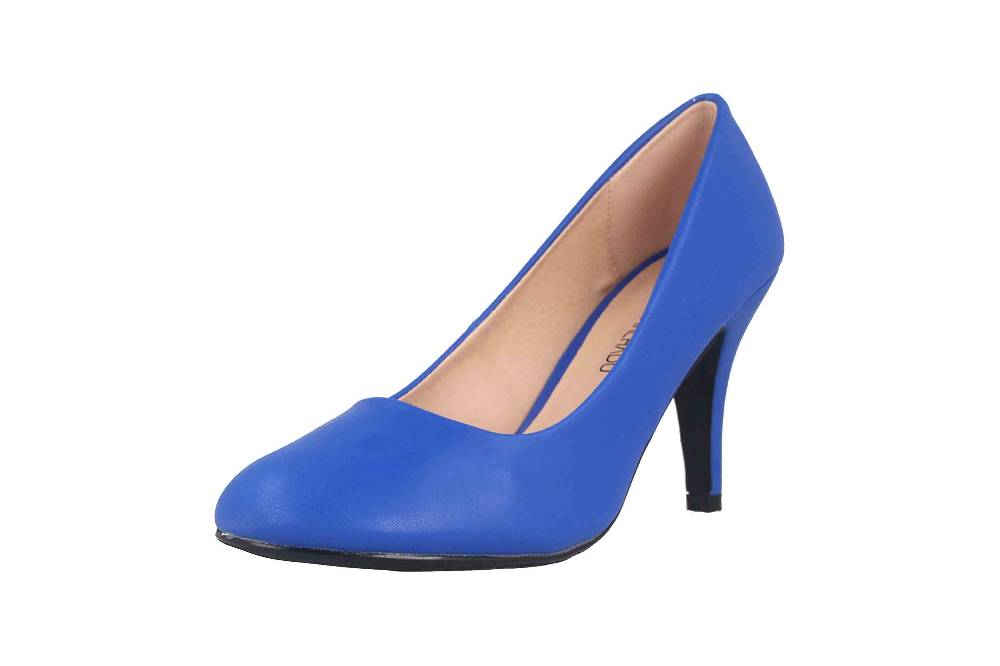 Andres Machado Pumps In Übergrößen Blau AM422 Soft Azulon Große Damenschuhe