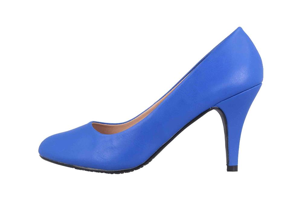 Andres Machado Pumps in Übergrößen Blau AM422 Soft Azulon große Damenschuhe