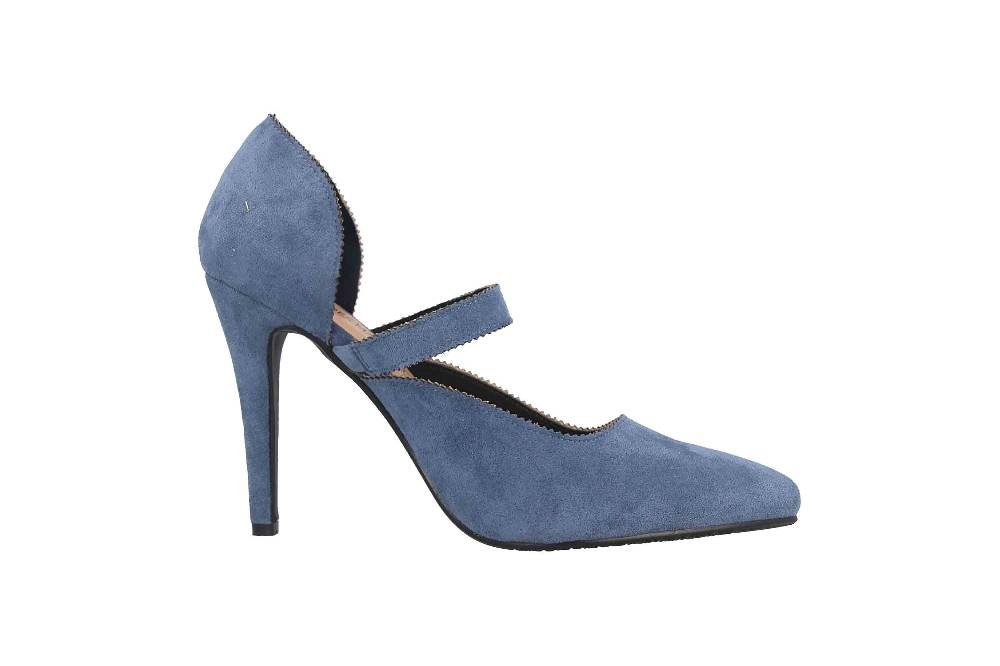 Andres Machado Pumps In Übergrößen Blau AM5533 Ante Azul Große Damenschuhe