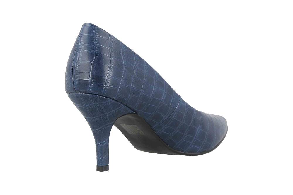 Andres Machado Pumps In Übergrößen Blau AM5534 Coco Marino Große Damenschuhe