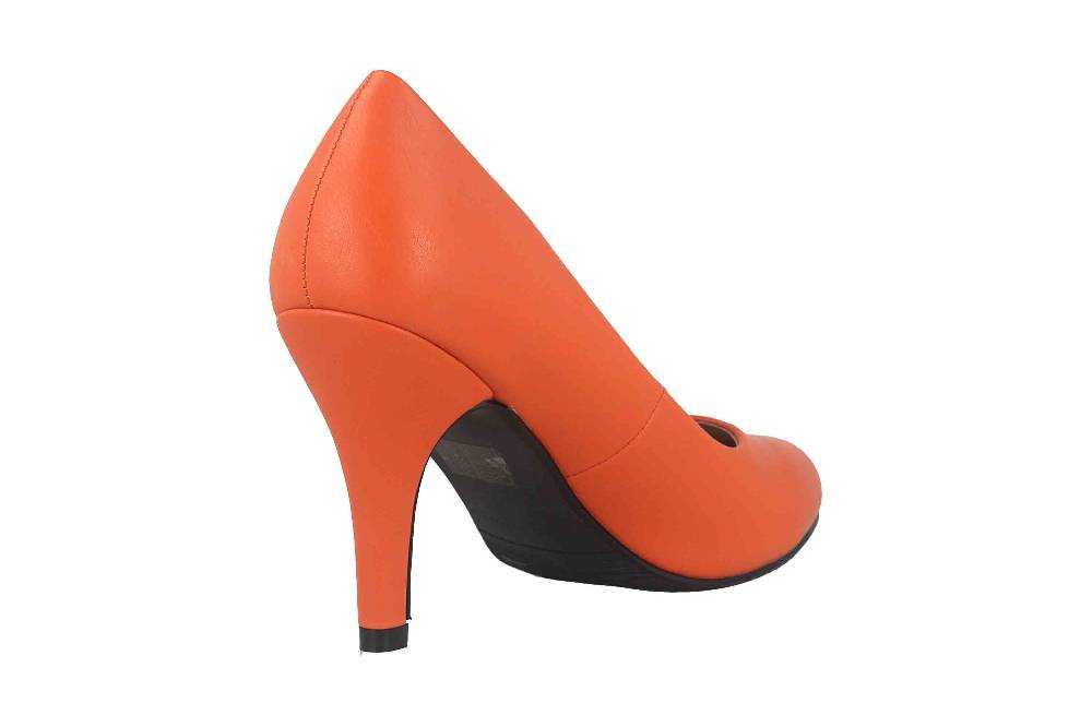 Andres Machado Pumps In Übergrößen Orange AM422 Soft Terracota Große Damenschuhe