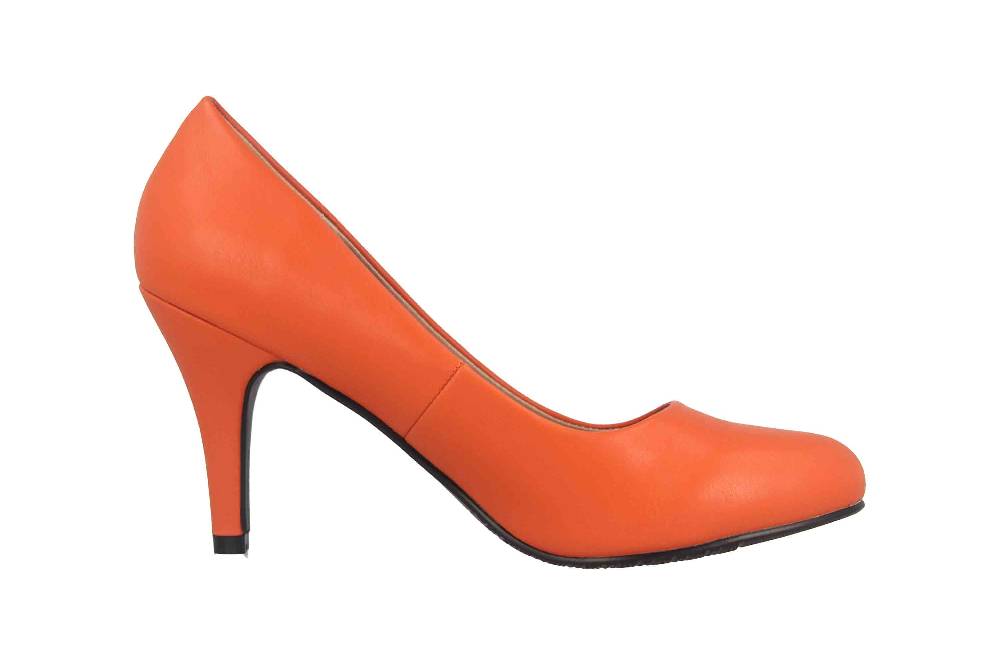 Andres Machado Pumps In Übergrößen Orange AM422 Soft Terracota Große Damenschuhe