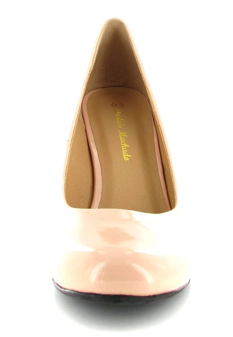 Andres Machado Pumps In Übergrößen Pink AM422 Charol Rosa Große Damenschuhe