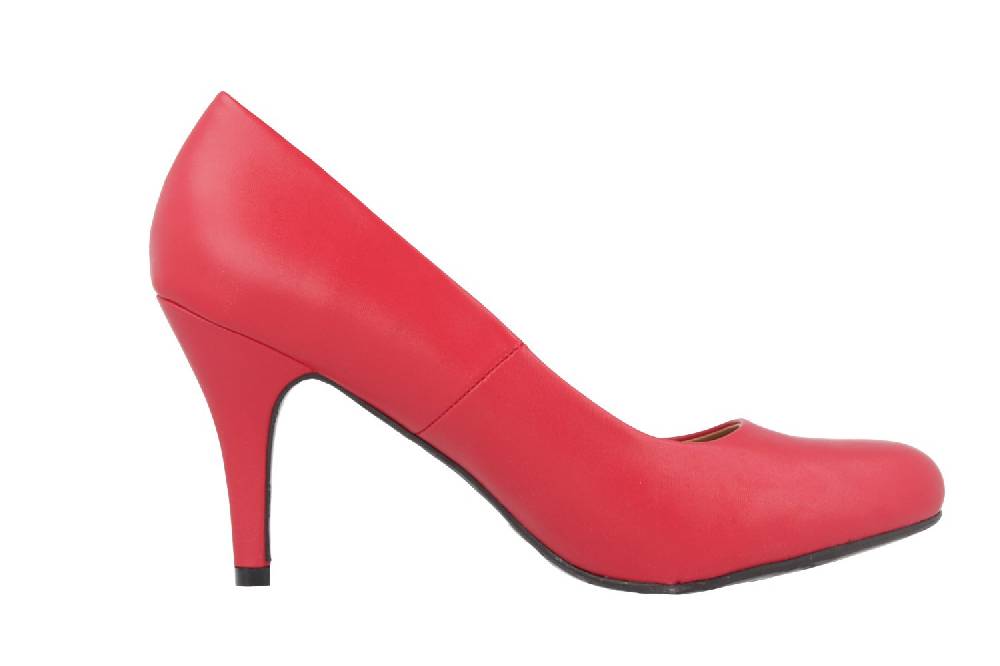 Andres Machado Pumps In Übergrößen Rot AM422 Soft Rojo Große Damenschuhe