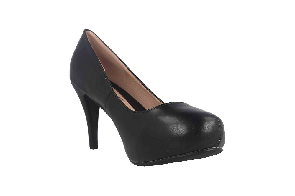 Andres Machado Pumps In Übergrößen Schwarz AM293 Soft Negro Große Damenschuhe