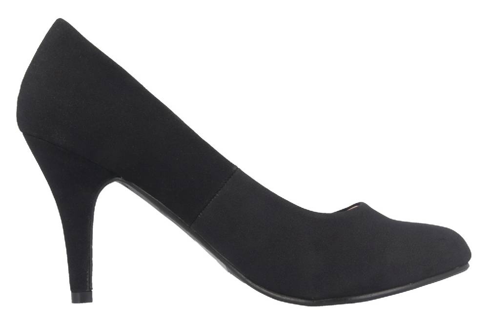 Andres Machado Pumps In Übergrößen Schwarz AM422 Peach Negro Große Damenschuhe