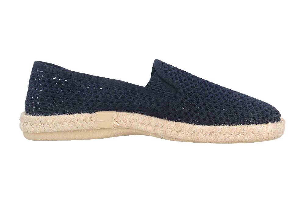 Andres Machado Slipper In Übergrößen Blau AM500 Rejilla Marino/ Herren Große Herrenschuhe