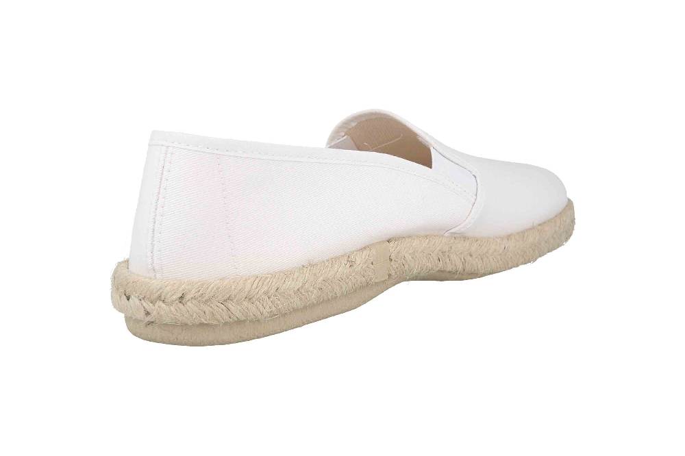 Andres Machado Slipper In Übergrößen Weiß AM500 Lona Blanco/ Herren Große Herrenschuhe