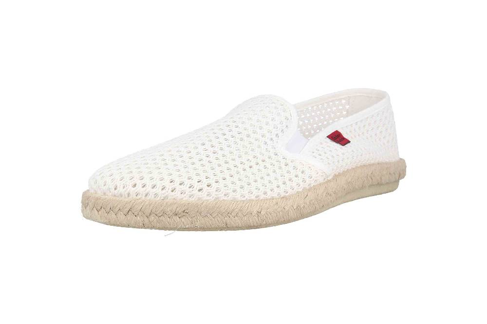 Andres Machado Slipper In Übergrößen Weiß AM500 Rejilla Blanco/ Damen Große Damenschuhe