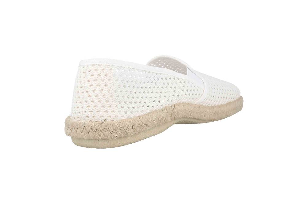 Andres Machado Slipper In Übergrößen Weiß AM500 Rejilla Blanco/ Herren Große Herrenschuhe