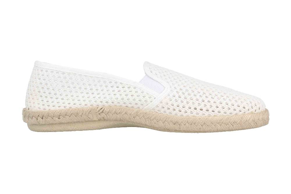 Andres Machado Slipper In Übergrößen Weiß AM500 Rejilla Blanco/ Herren Große Herrenschuhe