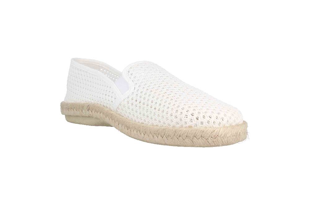 Andres Machado Slipper In Übergrößen Weiß AM500 Rejilla Blanco/ Herren Große Herrenschuhe