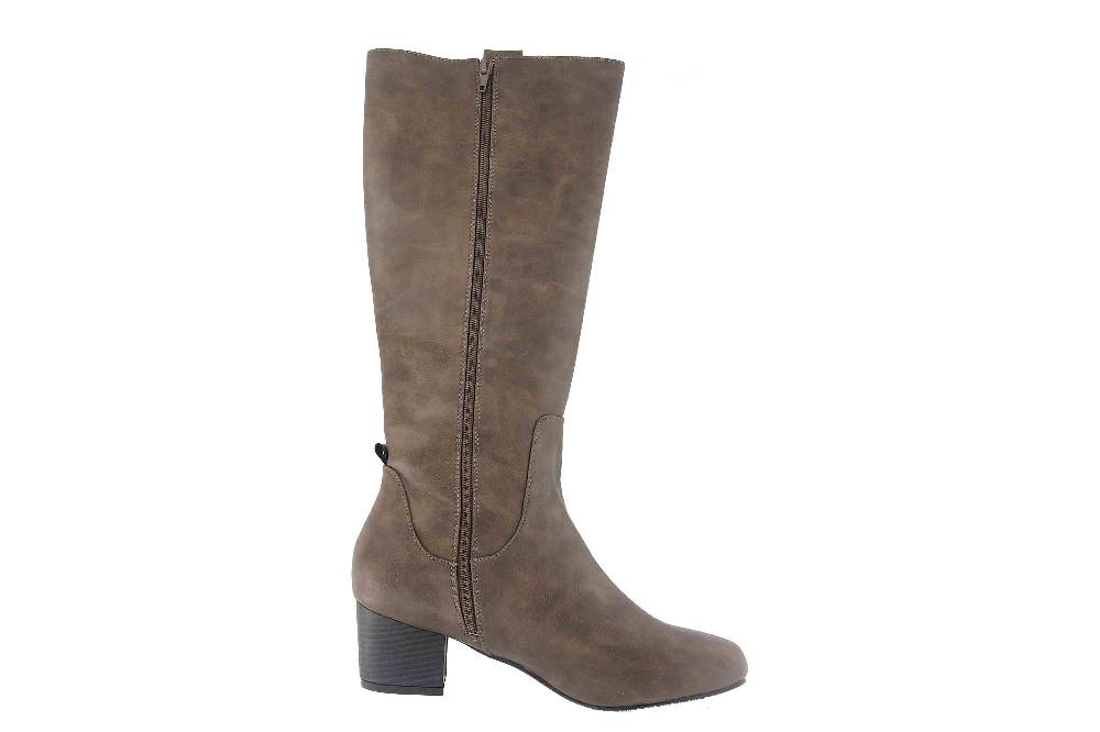 Andres Machado Stiefel In Übergrößen Braun AM4182 Soft Siena Große Damenschuhe