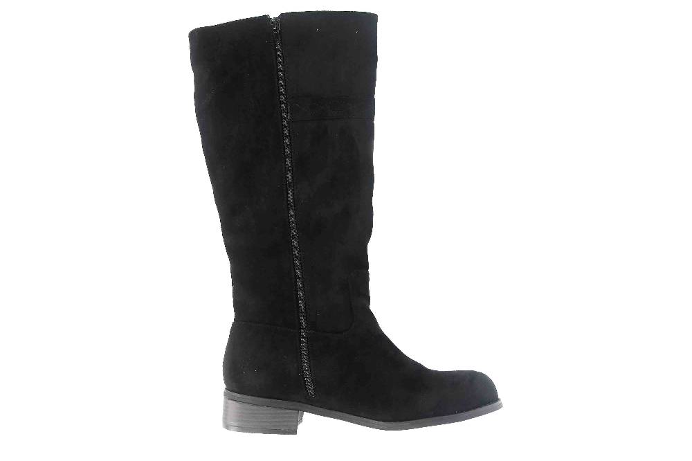 Andres Machado Stiefel In Übergrößen Schwarz AM4184 Ante Negro Große Damenschuhe