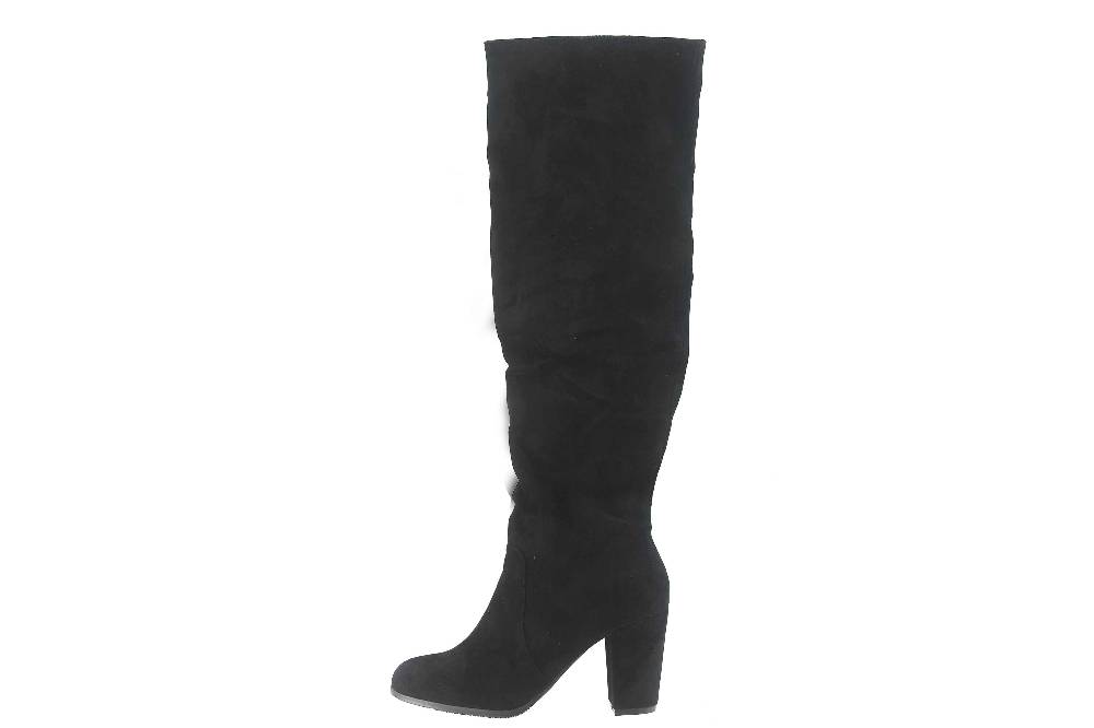 Andres Machado Stiefel in Übergrößen Schwarz AM4175 Ante Negro große Damenschuhe