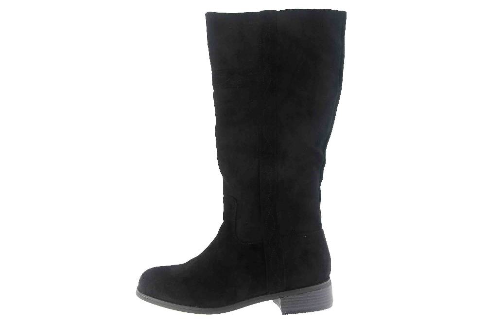 Andres Machado Stiefel in Übergrößen Schwarz AM4184 Ante Negro große Damenschuhe