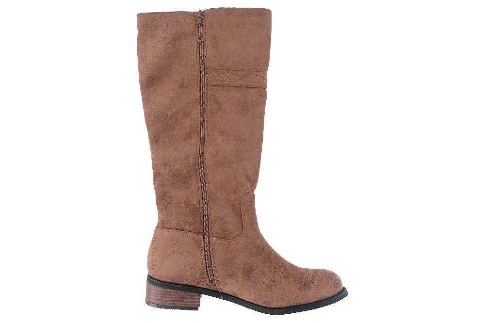 Andres Machado Stiefel In Übergrößen Taupe AM4184 Ante Taupe Große Damenschuhe