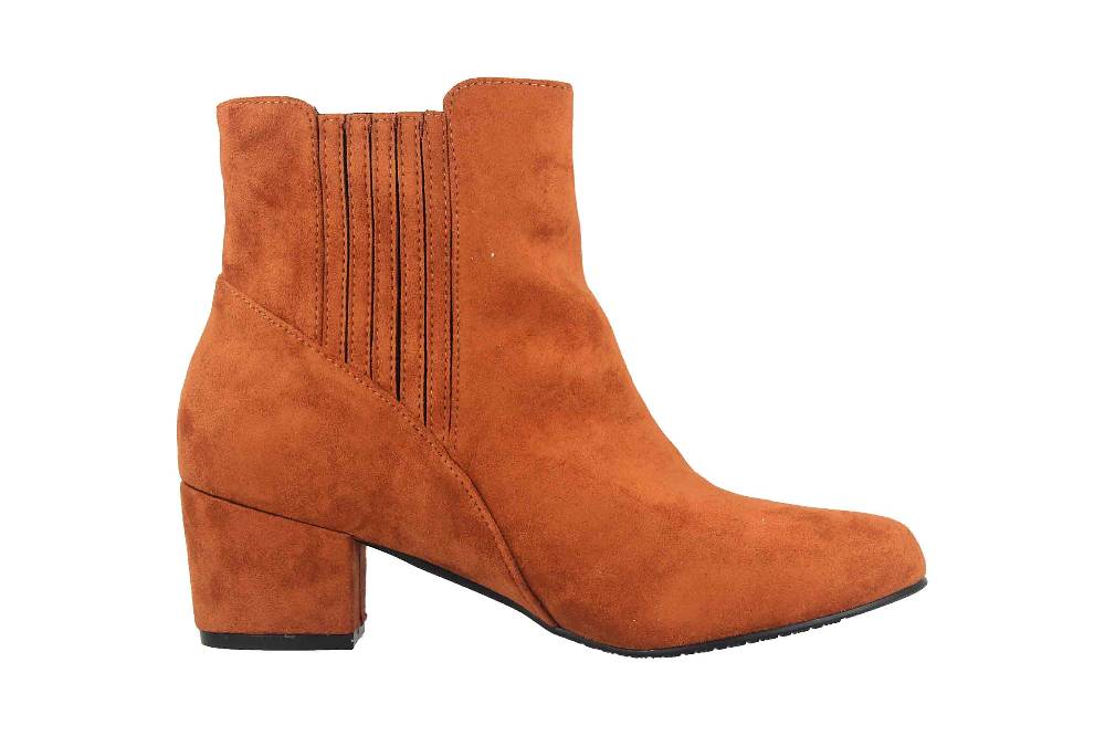 Andres Machado Stiefeletten In Übergrößen Braun AM4158 Ante Camel Große Damenschuhe