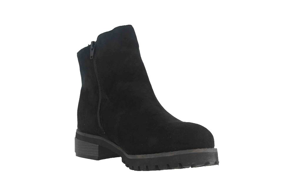 Andres Machado Stiefeletten In Übergrößen Schwarz AM4188 Ante Negro Große Damenschuhe