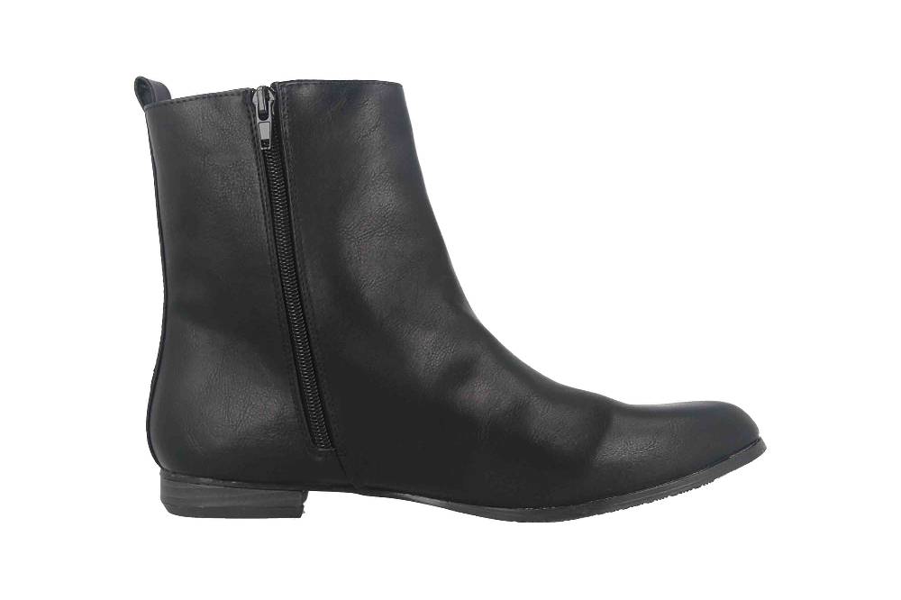Andres Machado Stiefeletten In Übergrößen Schwarz AM4192 Soft Negro Große Damenschuhe