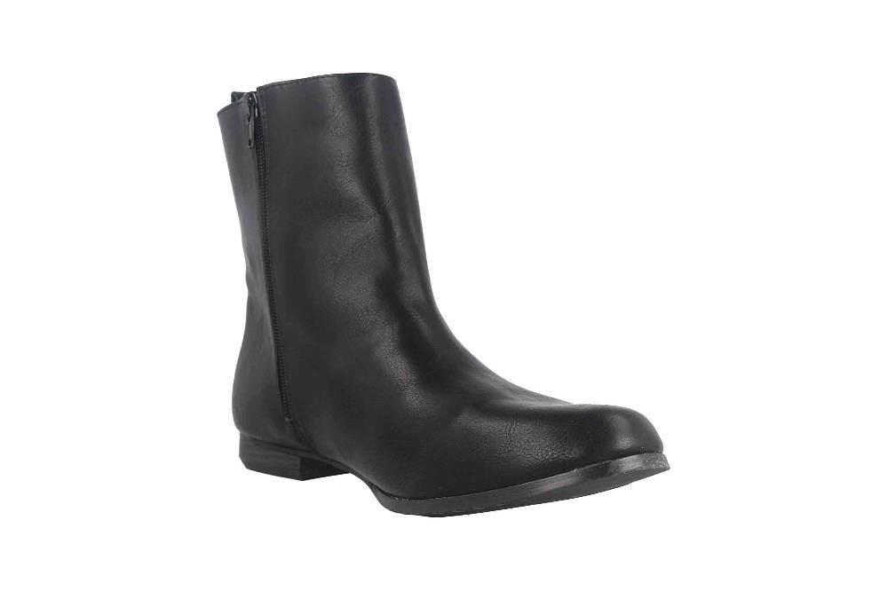 Andres Machado Stiefeletten In Übergrößen Schwarz AM4192 Soft Negro Große Damenschuhe