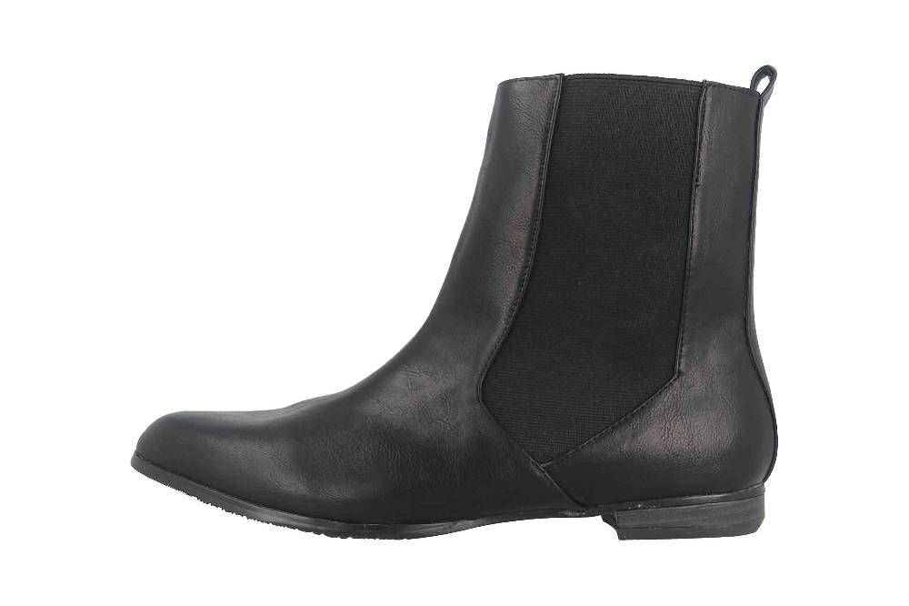 Andres Machado Stiefeletten in Übergrößen Schwarz AM4192 Soft Negro große Damenschuhe