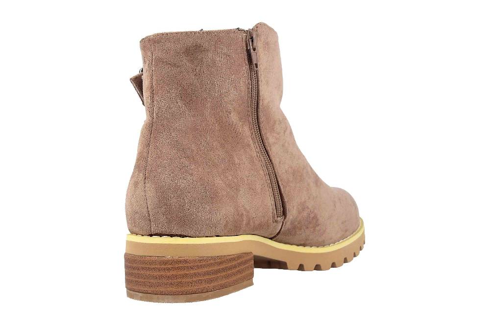 Andres Machado Stiefeletten In Übergrößen Taupe AM4188 Ante Taupe Große Damenschuhe