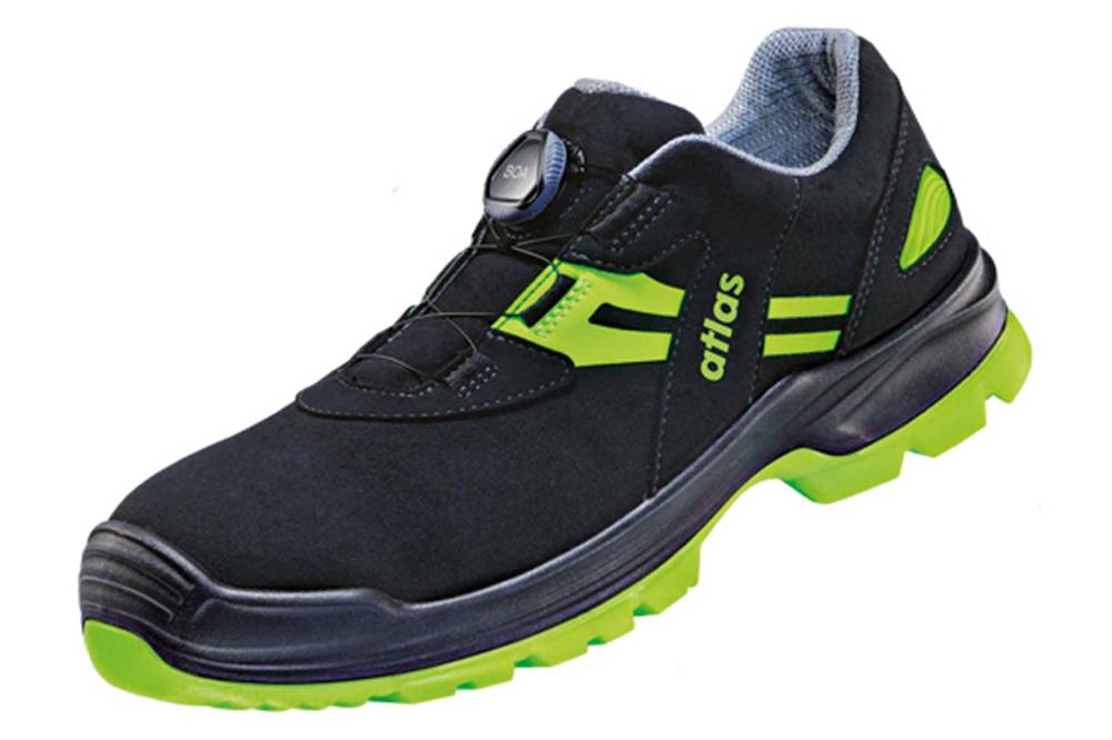 atlas FLASH 5255 XP BOA ESD Sicherheitsschuhe in Übergrößen Schwarz 70600 große Herrenschuhe