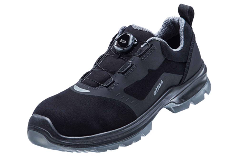 Atlas FLASH 6405 XP BOA ESD Sicherheitsschuhe In Übergrößen Schwarz 91300 Große Herrenschuhe