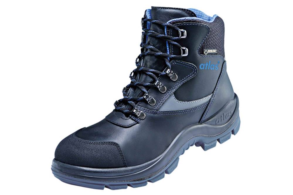 atlas GTX 535 GORE-TEX W12 Sicherheitsschuhe in Übergrößen Schwarz 36012 große Herrenschuhe