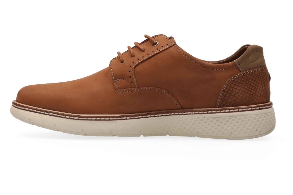 Australian Footwear Preston Sneaker in Übergrößen Braun 15.1560.02-T00 große Herrenschuhe